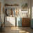 Galinda Floating Shelf With Hooks White 2pcs