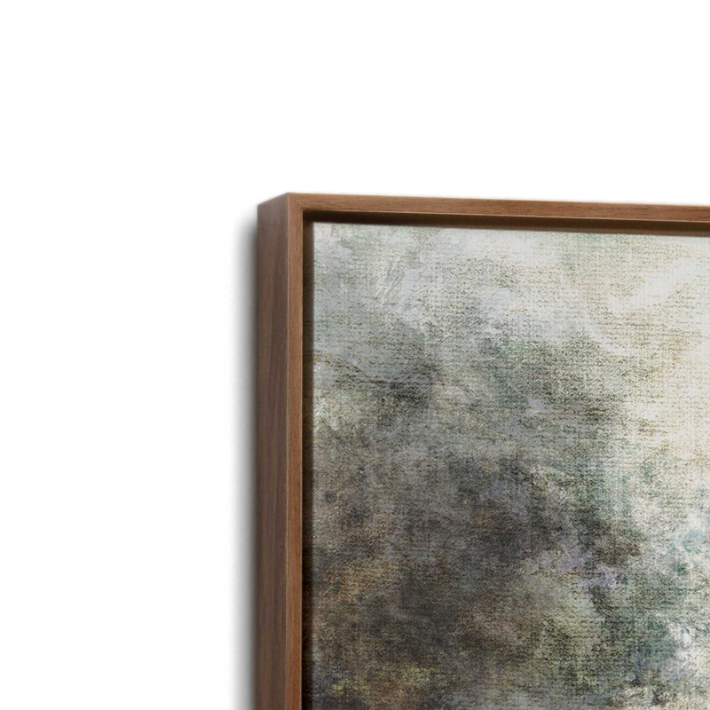 «Rivers and Plains» par Kamdon Kreations, reproduction d'art, L 48 x H 32, Brun, Toile avec cadre