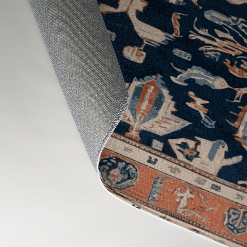 Tapis turc intérieur et extérieur brun, Rectangle 5 pi x 7 pi