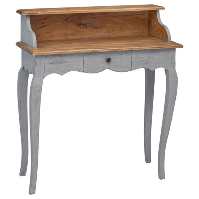 Risborough Writing Desk Solid Reclaimed Wood 31.5" x 15.7" x 36.2" by August Grove