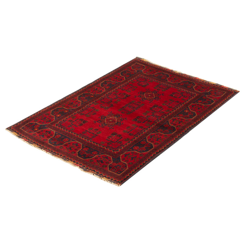 Tapis unique en laine noué à la main nouvel âge 3 pi 4 po x 5 pi Hockinson