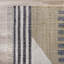 Tapis en jute / coton brun / noir / beige Ziane Southwestern-1367835362