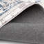 Tapis oriental ivoire / gris / bleu touffeté Waban-1534813105