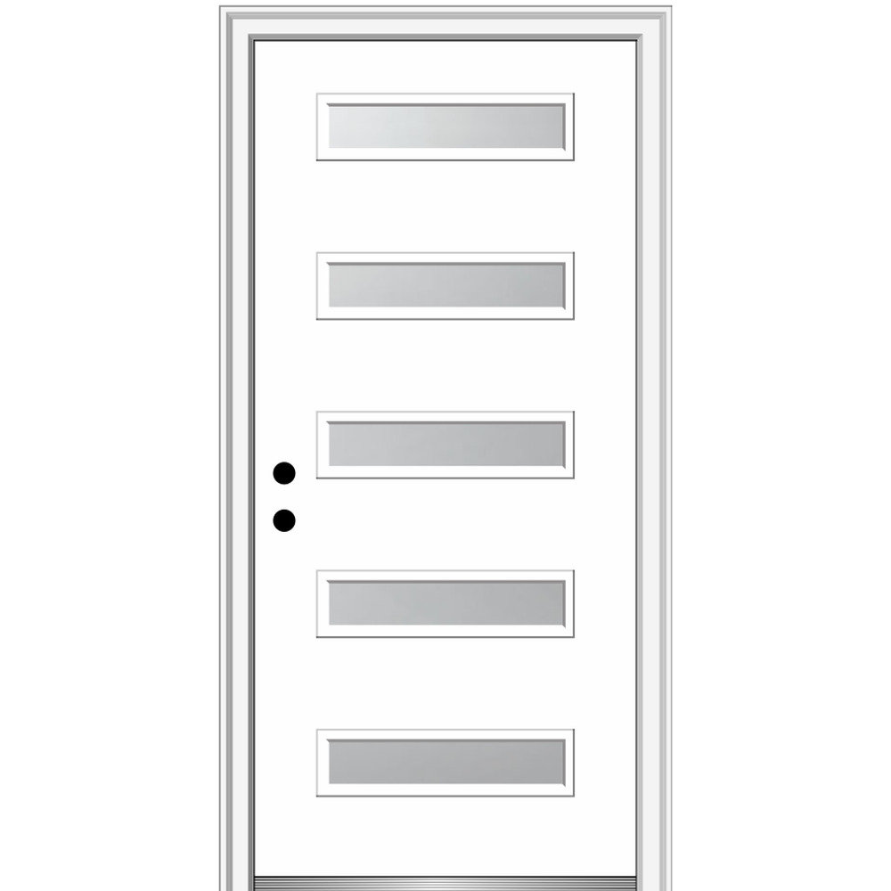 Spotlight 80'' Steel Front Entry Doors MMI DOOR Door 