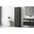 Tall Black Freestanding Bathroom Storage Cabinet With Drawer And Adjustable Shelf, MDF Wood, Painted Finish | Gift Idea