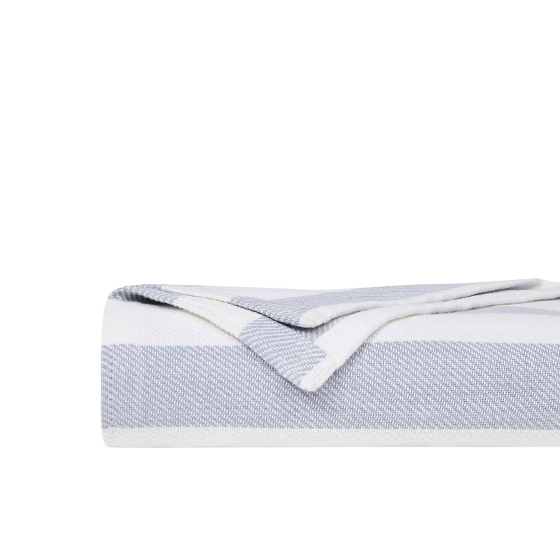 Jeté et jetés 100% coton Southshore Fine Linens, 66 po x 90 po, Gris lunaire