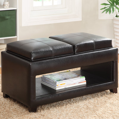 Solid Wood Rectangle Accent Chest