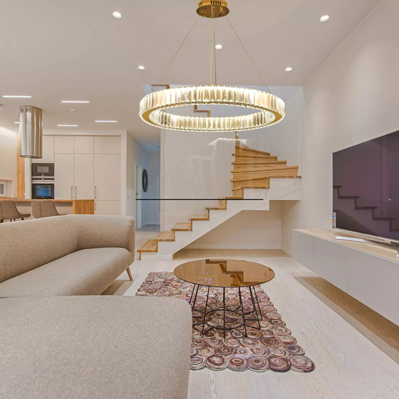 Benone 1 - Light Single LED Chandelier