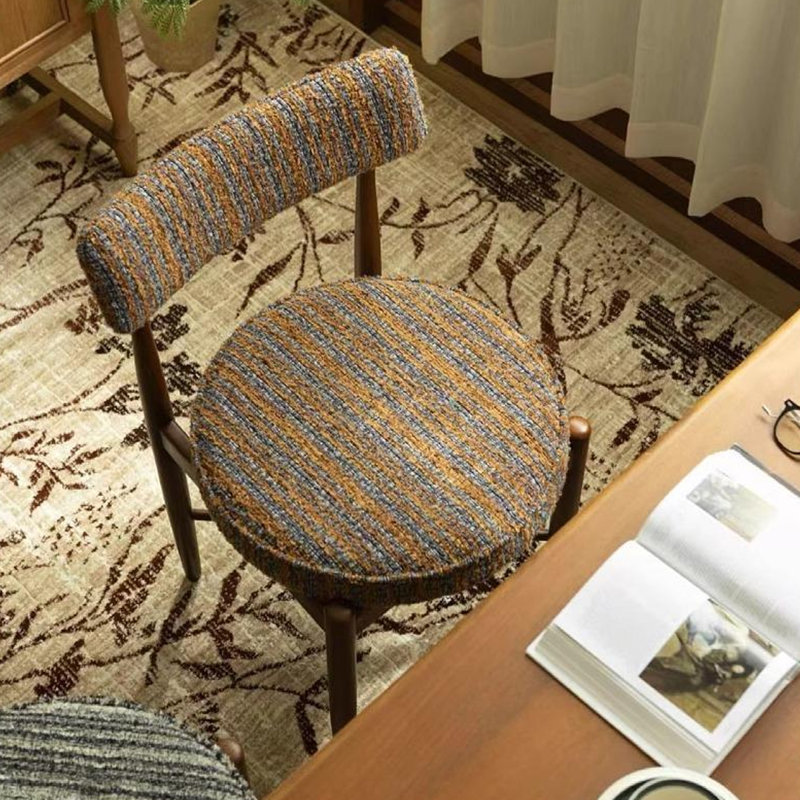 Chaise d'appoint orange à dossier solide (ensemble de 2), Orange