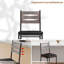 Bar Stools Set of 4, Upholstered Metal Dining Chairs Barstools, Wooden Back & Footrest, Counter Height Bar Stools for Kitchen Island Apartment-249506288