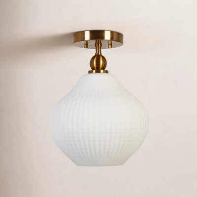 Jonny 1-Light Dimmable Semi Flush Mount