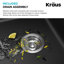 KRAUS Forteza™ 33" L Dual Mount 60/40 Double Bowl Granite Kitchen Sink-25954101