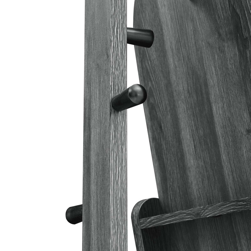Modway Ascend Standing Mirror, Black