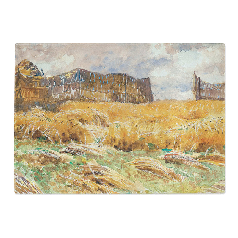 Field in France by John Singer Sargent Chopping Board, 20cm W x 28.5cm L