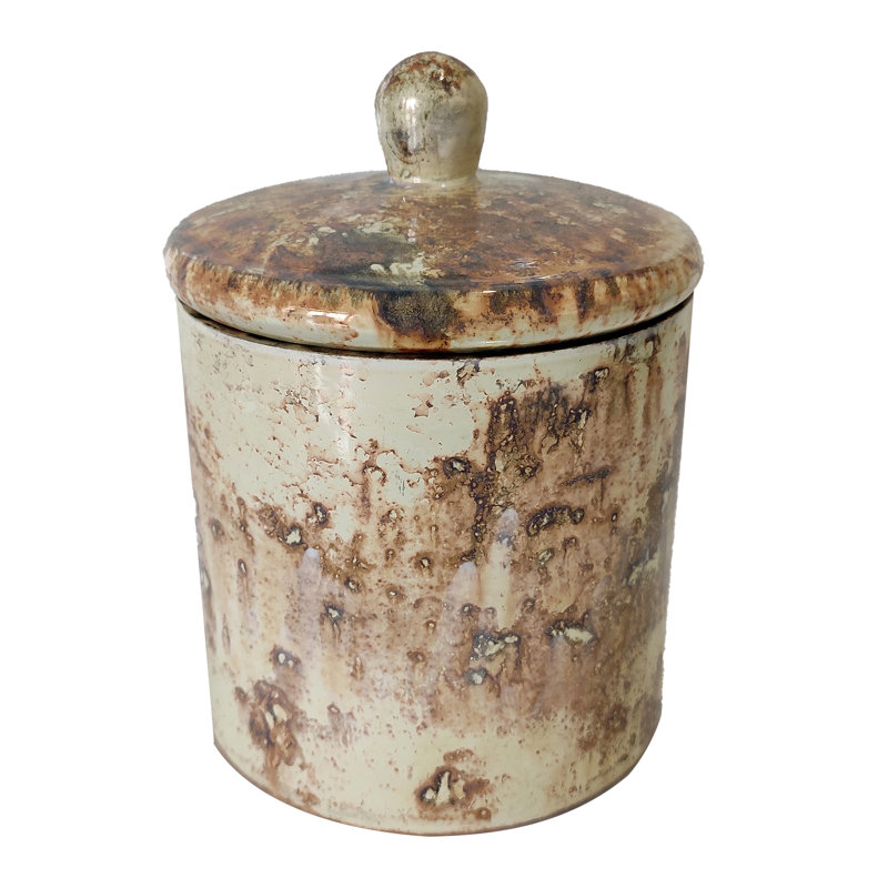 Scented Jar Candle with Glass Holder