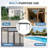 10 Ft X 12 Ft Metal Pergola With Canopy-125762761