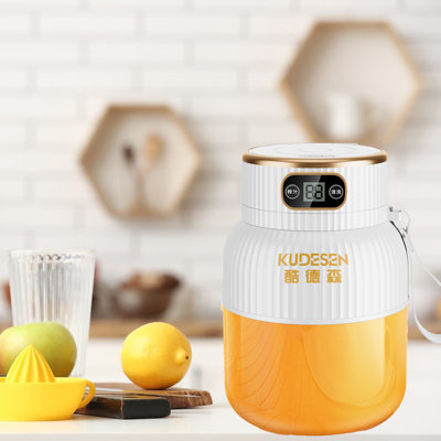 Mélangeurs portatifs - Centrifugeuse individuelle pour boissons frappées - Extracteur de fruits USB rechargeable avec 6 pales - Mélangeurs portatifs pour les voyages sportifs et à l'extérieur