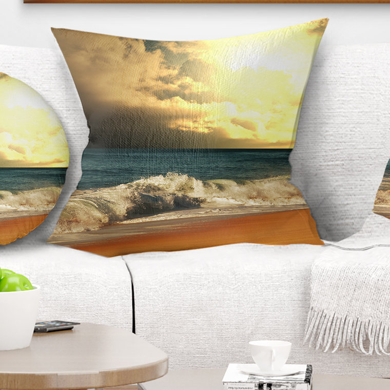 Oreiller en ciel sous le nuage, 16 po x 1 po, Coussin décoratif