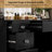 Greyden Vanity Set With LED Mirror & Power Outlets, 9 Drawers with Diamond Handles-534821133
