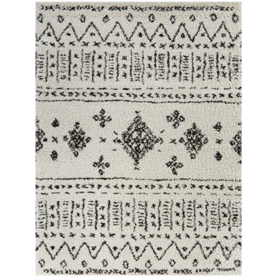 Tapis marocain à poils longs Addison