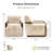 Harry Soft Short-Haired Upholstered Accent Chair-963332112