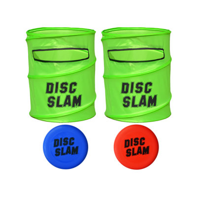 GoSports Disc Slam Flying Disc Game Set - Backyard Lawn Target Game - 2 Disc and Carry Bag