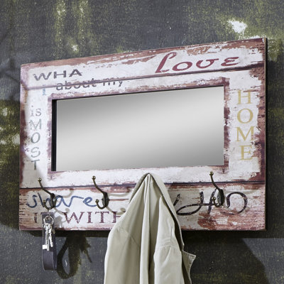 Alfaro Wall 4 - Hook Wall Mounted Coat Rack