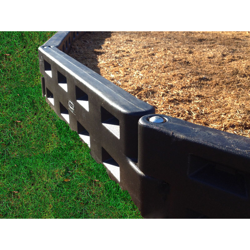 Bordure pour aire de jeu en plastique