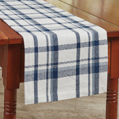Alazae Rectangular Plaid Table Runner