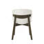 Chaise d'appoint en chenille et noyer Mallin (ensemble de 2)