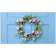 Daisy Twig Artificial Floral Wreath Green and Pink-17163797