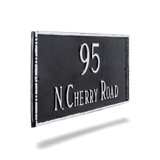 Lincoln 2-Line Wall Address Plaque