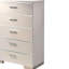 Commode 5 tiroirs en bois et métal Johari