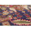 Tapis traditionnel rétro bleu 3 x 5