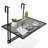 Arbogast Rectangular Metal Folding Outdoor Balcony Table , 24'' in. W 19'' in. D