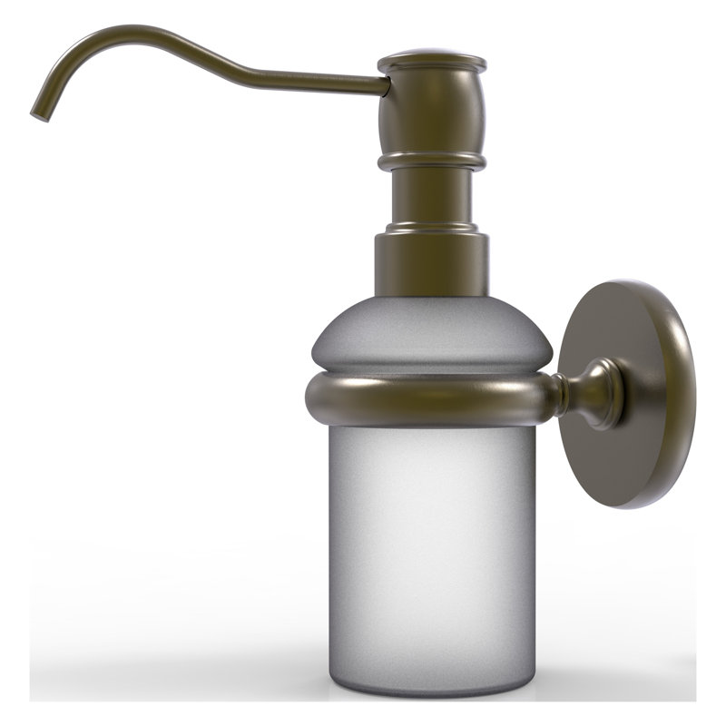 Gober Soap Dispenser, Antique Brass
