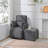 Upholstered Accent Armchair With Storage Ottoman-471404072