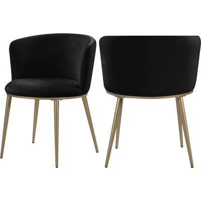 Chaise en velours Skylar