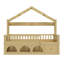 Cadre de lit Montessori House avec lumières DEL et rangement