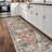 Washable Rugs - Large Boho Rugs for Living Room Stain Resistant Carpet Vintage Tribal Rugs for Bedroom Kitchen Bathroom Non Slip Backing Home Decor Floor Decoration Mat Brick-1886678018