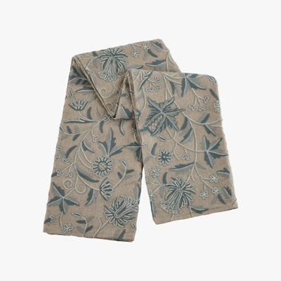 Azure Bloom Throw