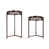 Plateau en bronze / base brune est en rupture de stock