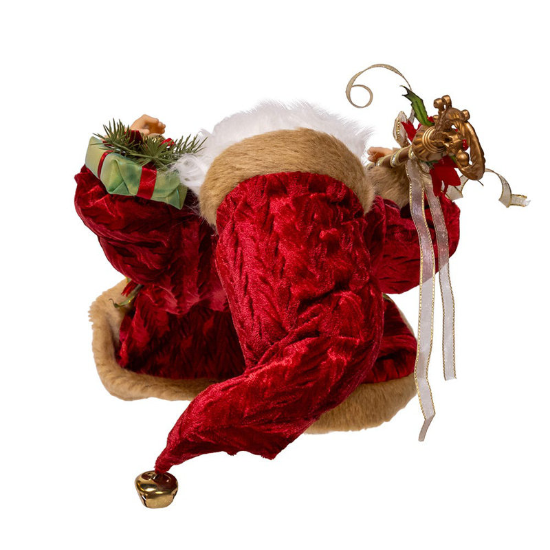 Kurt Adler 18-Inch Kringles Elegant Red Santa