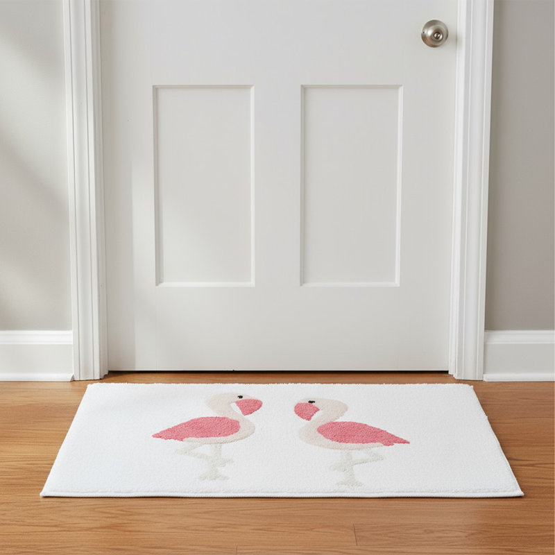 Pink Duo Flamingo 20" x 32"