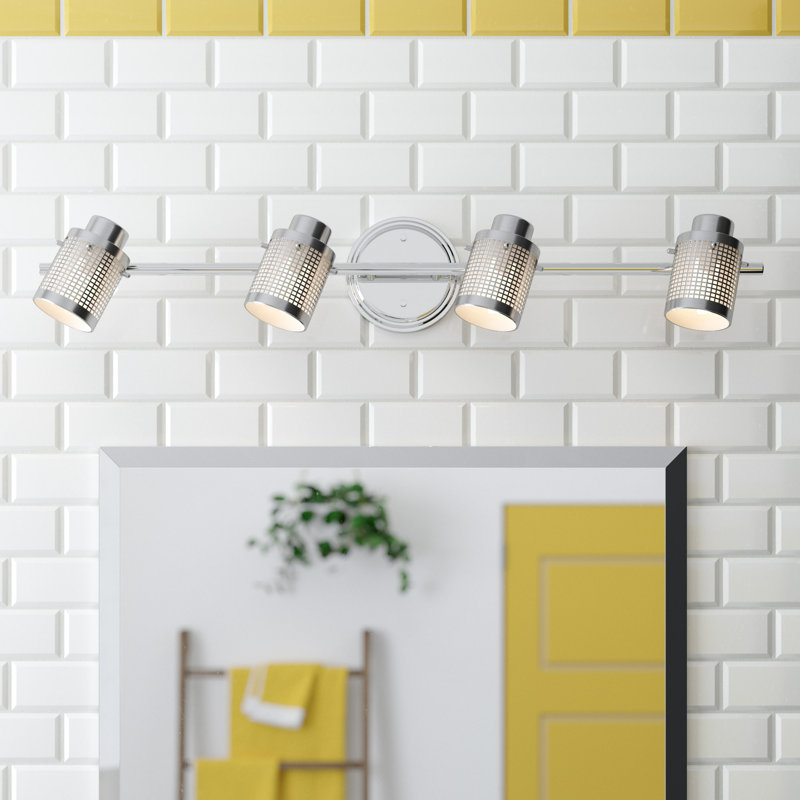 Keimaya 29'' 4 -Light Fixed Track Track Kit with Dimmable and Adjustable Head