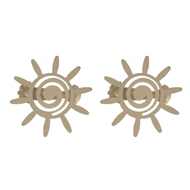 Helios Curtain Tieback, Matte Gold