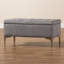 Polyester Upholstered Storage Bench-238857752