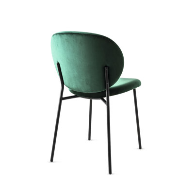 Inès Upholstered Chair with Metal Frame