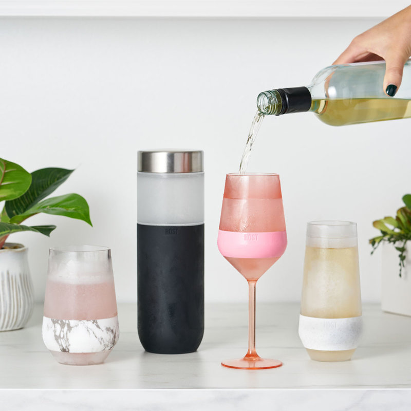 Chilling Stemmed Wine FREEZE in Tinted Multicolor