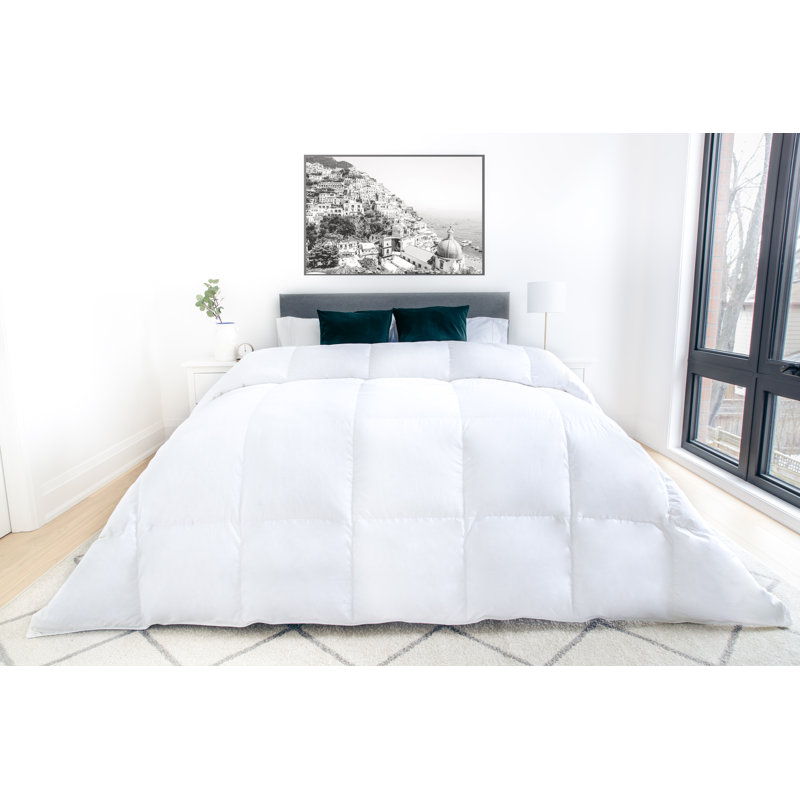 Budapest 750 Fill Power Summer Hungarian White Goose Down 500TC Comforter, King